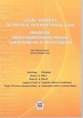 obálka: Legal Sources of Private International Law / Pramene medzinárodného práva súkromného a procesného