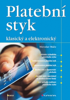 obálka: Platební styk - klasický a elektronický