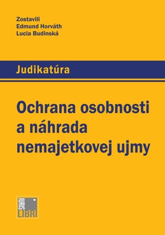 obálka: Ochrana osobnosti a náhrada nemajetkovej ujmy