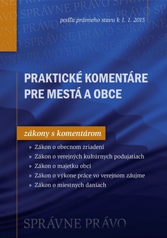 obálka: Praktické komentáre pre mestá a obce