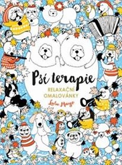 obálka: Psí terapie - Relaxační omalovánky
