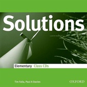 obálka: SOLUTIONS - ELEMENTARY CLASS CDs