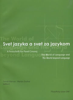 obálka:  Svet jazyka a svet za jazykom 