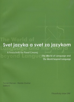 obálka:  Svet jazyka a svet za jazykom 