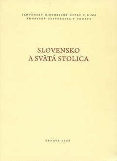 obálka: Slovensko a Svätá Stolica