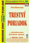 obálka: TRESTNÝ PORIADOK 2011