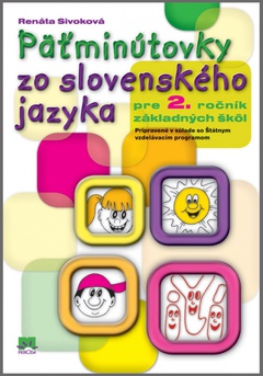 obálka: Päťminútovky zo slovenského jazyka pre 2. ročník základných škôl