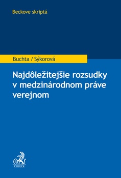 obálka: Najdôležitejšie rozsudky v medzinárodnom práve verejnom