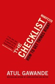 obálka: The Checklist Manifesto : How To Get Things Right