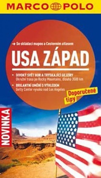 obálka: USA západ - Průvodce se skládací mapou