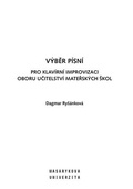 obálka: Výběr písní pro Klavírní improvizaci oboru Učitelství mateřských škol