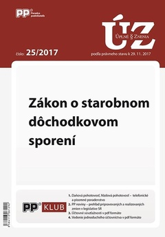 obálka: Úplne znenia zákonov 25-2017