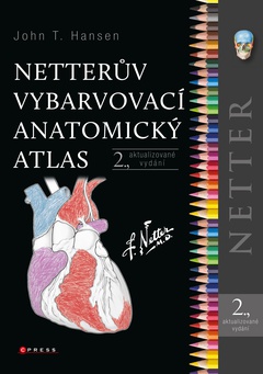 obálka: Netterův vybarvovací anatomický atlas