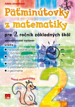 obálka: Päťminútovky z matematiky pre 2. ročník základných škôl