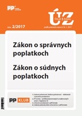 obálka: UZZ 2/2017 Zákon o správnych poplatkoch, Zákon o súdnych poplatkoch