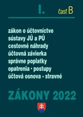 obálka: Zákony I-B/2022 - účtovné zákony