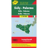 obálka: Sicília, Palermo 1:150 000 automapa