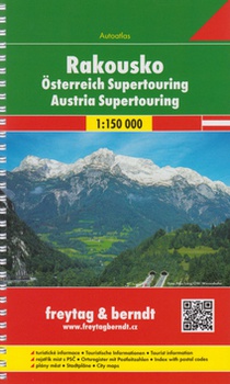 obálka: Autoatlas Rakousko supertouring 1:150 000
