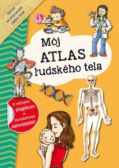 obálka: Môj atlas ľudského tela + plagát a samolepky