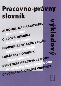 obálka: Pracovno-právny výkladový slovník