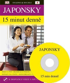 obálka: Japonsky 15 minut denně + MP3 CD