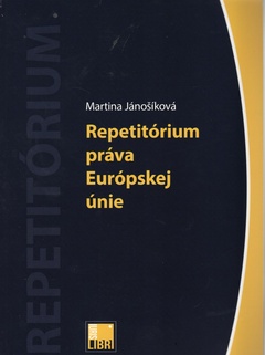 obálka: REPETITÓRIUM PRÁVA EURÓPSKEJ ÚNIE