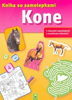 obálka: Kone - kniha so samolepkami