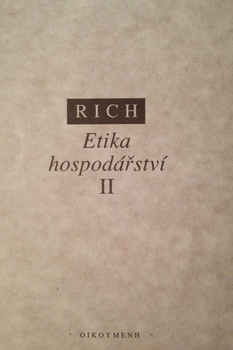 obálka:  Etika hospodářství II.