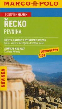 obálka: Řecko pevnina - s cestovním atlasem