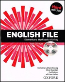 obálka: English File Elementary Workbook with key + iChecker CD-ROM
