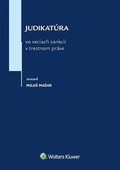 obálka: Judikatúra vo veciach sankcií v trestnom práve