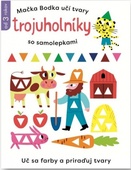 obálka: Trojuholníky so samolepkami - Mačka Bodka učí tvary