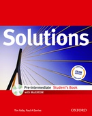 obálka: Solutions - Pre-Intermediate - Student's Book + CD
