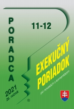 obálka: Poradca 11-12/2021 - Exekučný poriadok s komentárom
