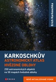 obálka: Karkoschkův astronomický atlas hvězdné oblohy