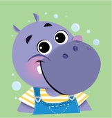 obálka: Hrošík Hrášok. Kúpacia knižka