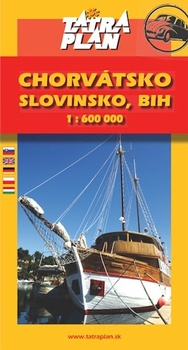 obálka: Chorvátsko, Slovinsko 1:600 000 automapa