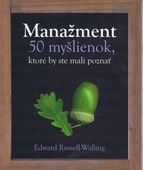 obálka: Manažment 50 myšlienok, ktoré by ste mali poznať