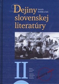 obálka: Dejiny slovenskej literatúry II.