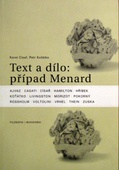 obálka: TEXT A DÍLO PŘÍPAD MENARD