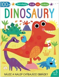 obálka: Dinosaury - Samolepky krok za krokom