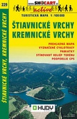 obálka: Štiavnické vrchy, Kremnické vrchy turistická mapa 1:100 000