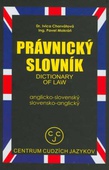 obálka: Právnický slovník anglicko-slovenský,slovensko-ang