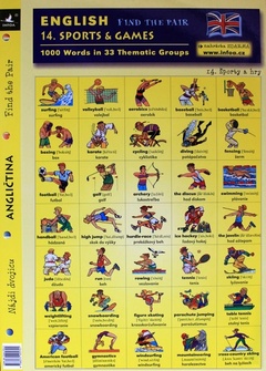 obálka: English pexeso  14. - Sports and Games