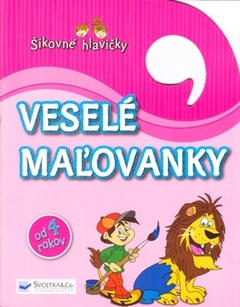 obálka: Veselé maľovánky - šikovné hlavičky