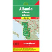 obálka: Albánsko 1:200 000 automapa