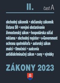 obálka: Zákony II A 2023 - Obchodné právo, Občianske právo, živnostenské podnikanie