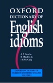 obálka: Oxford Dictionary of English Idioms