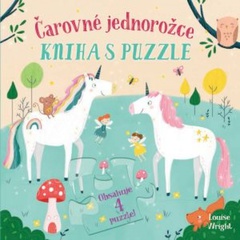 obálka: Čarovné jednorožce Kniha s puzzle