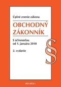 obálka: Obchodný zákonník. Úzz, s účinnosťou od 1. januára 2018, 2. vydanie